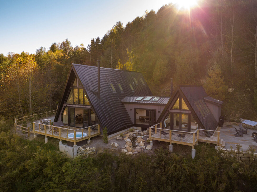 Blue Morning A-Frame