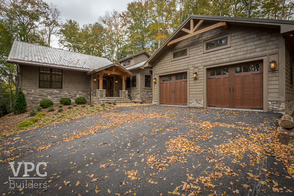 Boone Fork exterior with driveway and garage