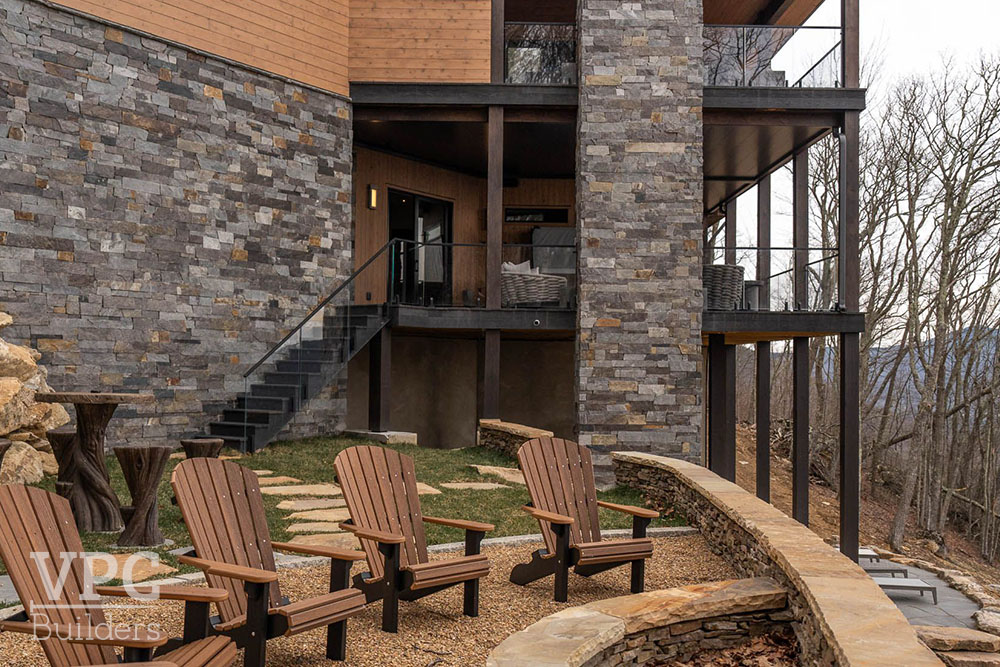 Cliffs Edge Modern outdoor seating