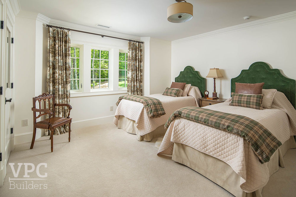 Country French Cottage bedroom 2 beds