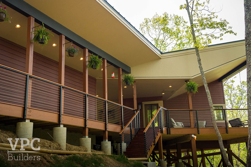 Rivers Edge exterior deck