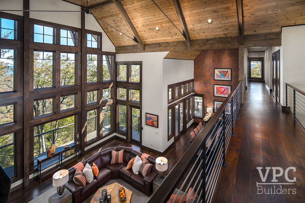 Ski Retreat interior balcony
