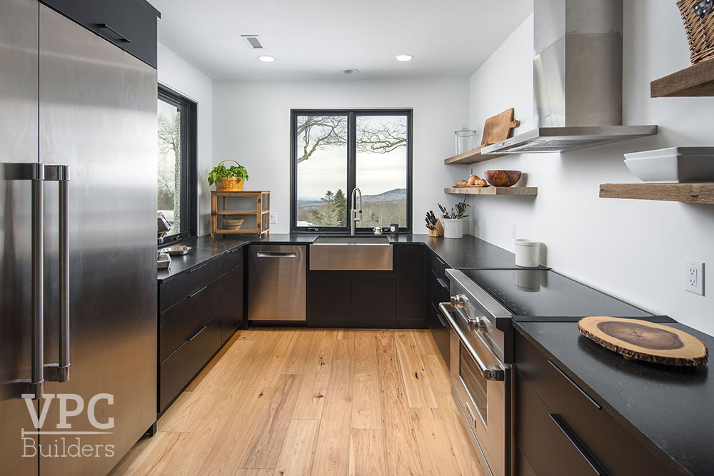 Contemporary Mountaintop Escape kitchen