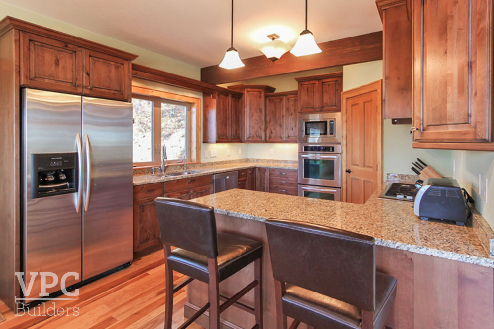 Lindal Cedar Hideaway kitchen