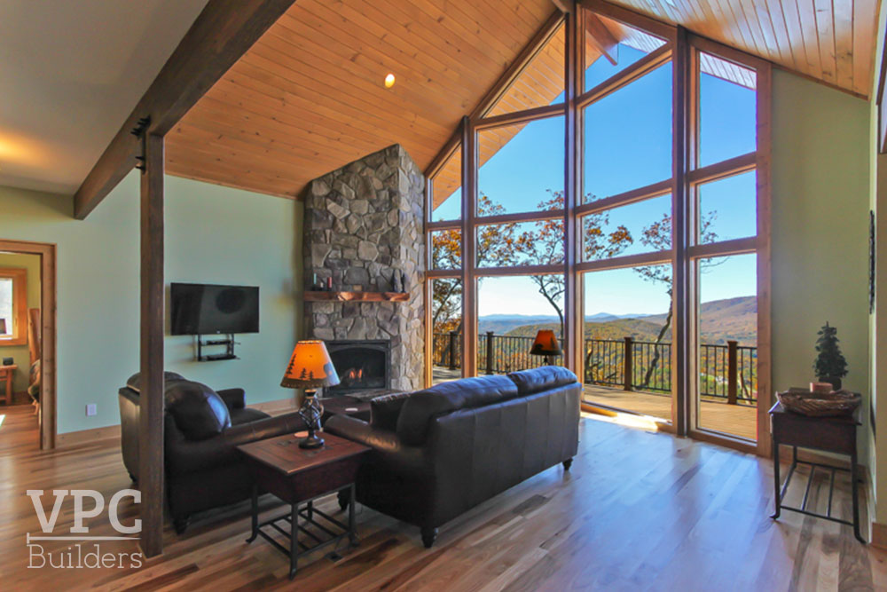 Lindal Cedar Hideaway living room