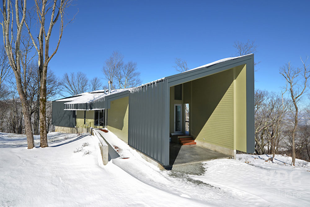 Modern Geothermal Home exterior