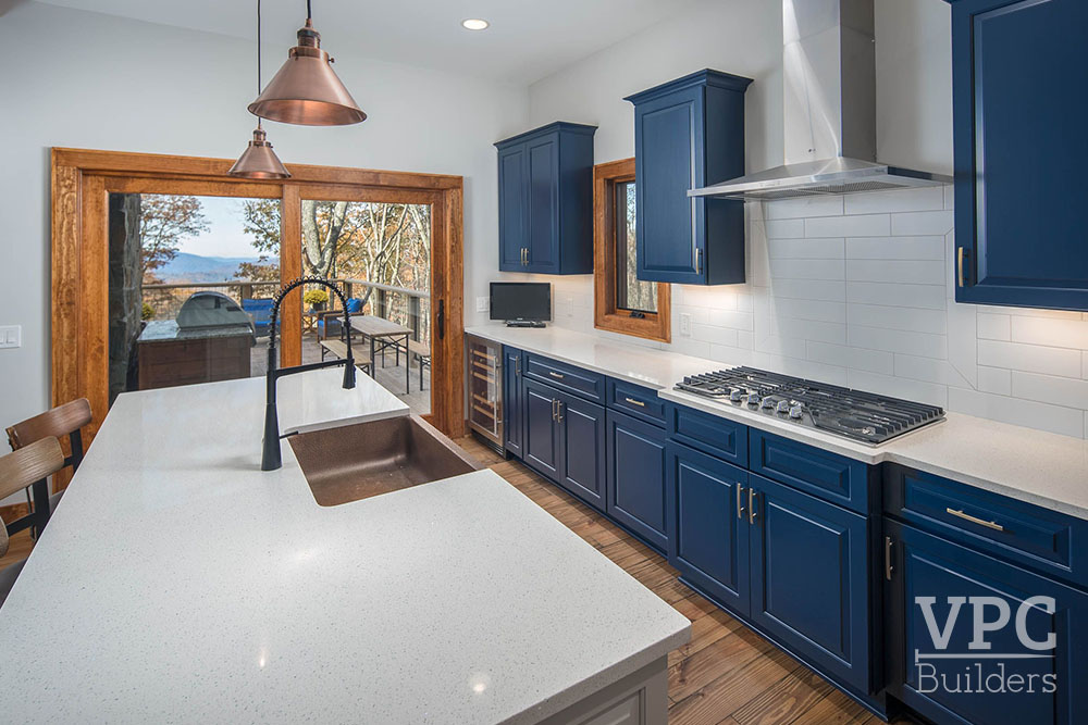 Rustic Mountain Residence kitchen