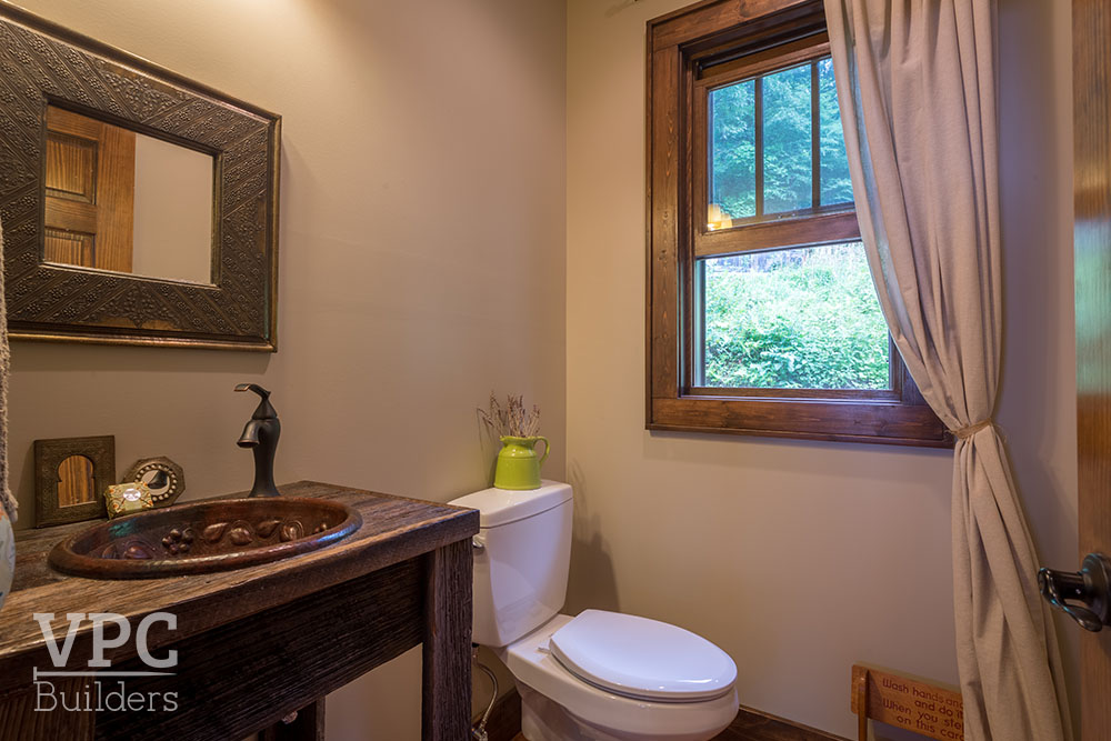 Rustic Retreat bathroom