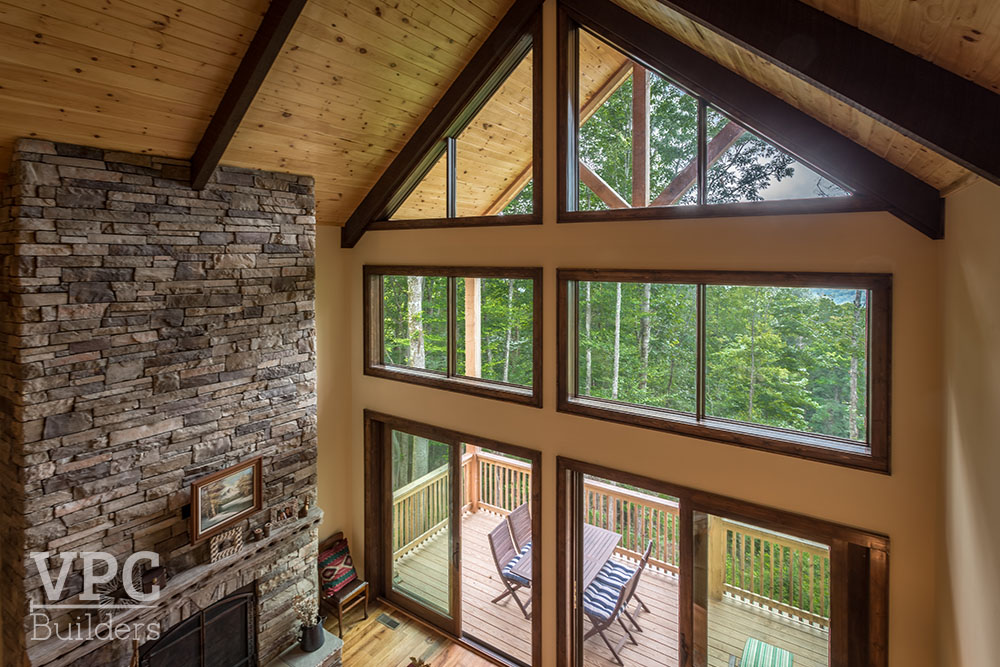 Rustic Retreat bay windows