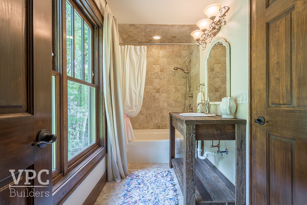 Rustic Retreat bathroom