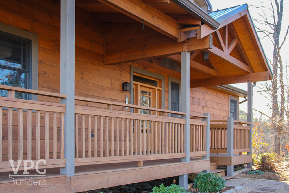 Sparta Custom Lodge front porch