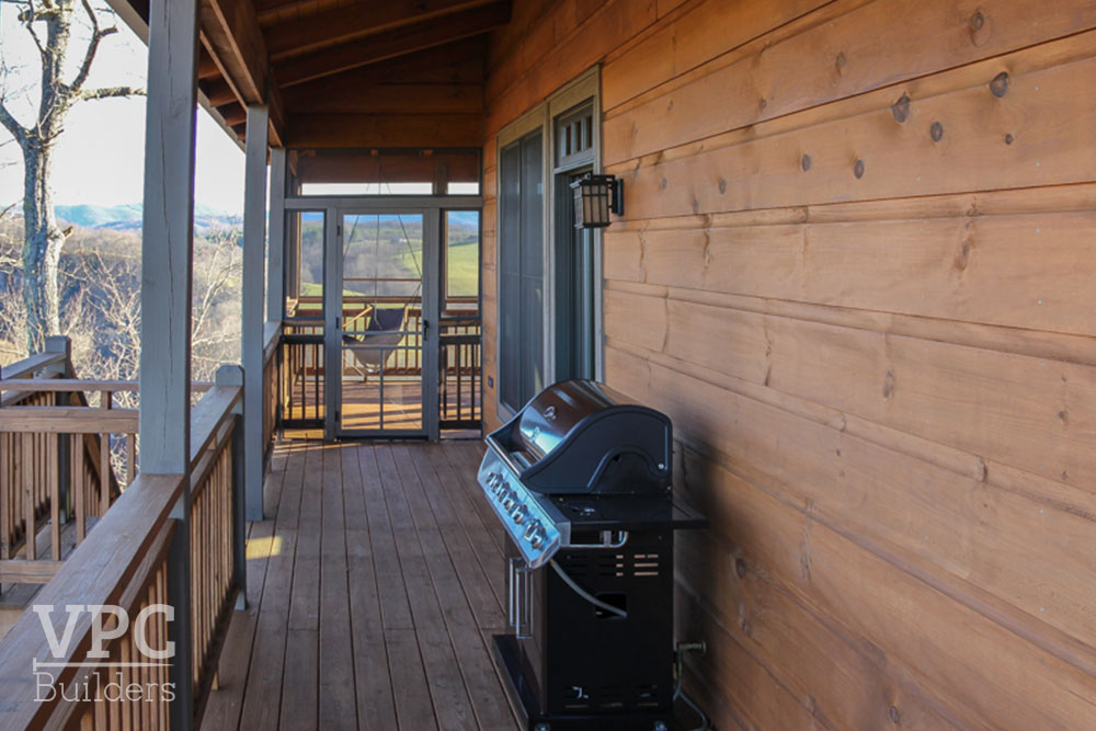 Sparta Custom Lodge porch
