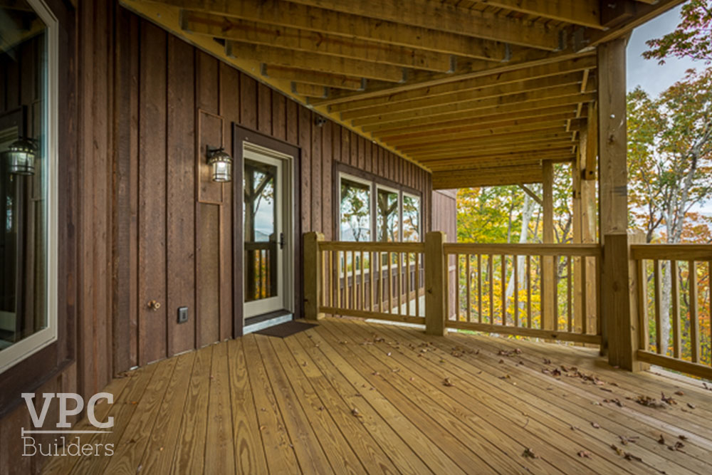 Timber Ridge at the Coves covered deck