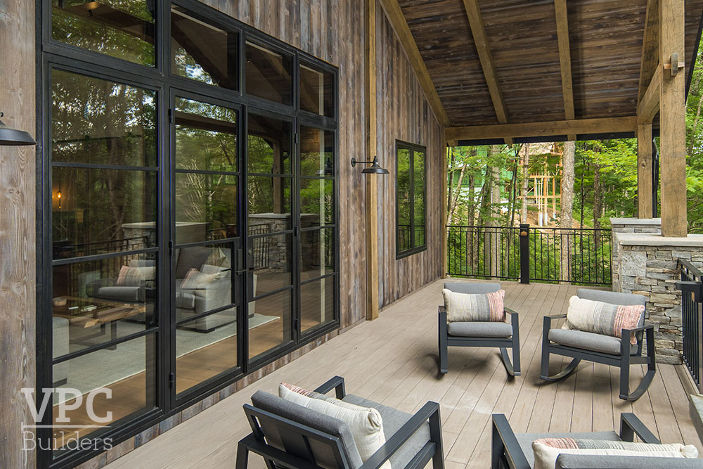 Woodland Timberframe balcony/deck