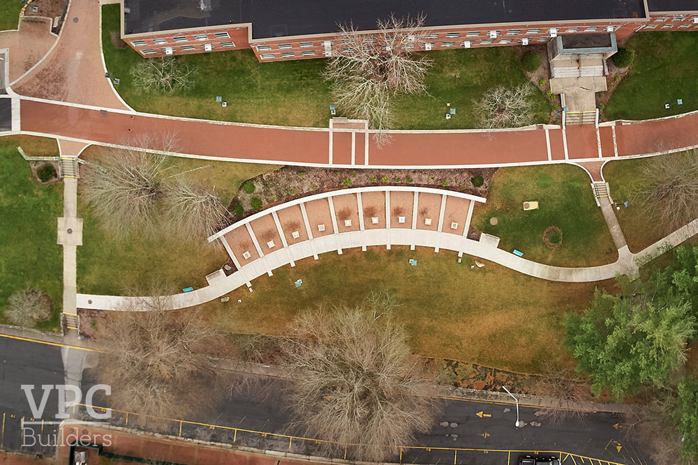Appalachian State University Greek Plots aerial view