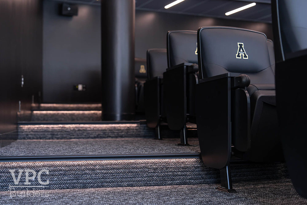 Appalachian State Team Room seating detail