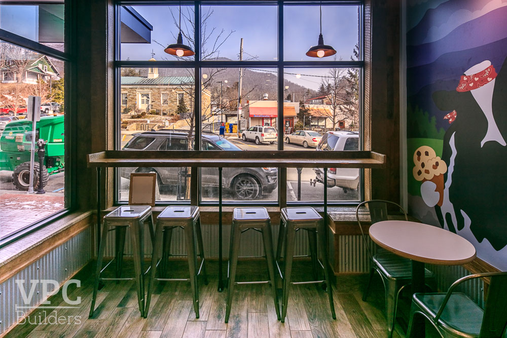 Ben & Jerry's seating