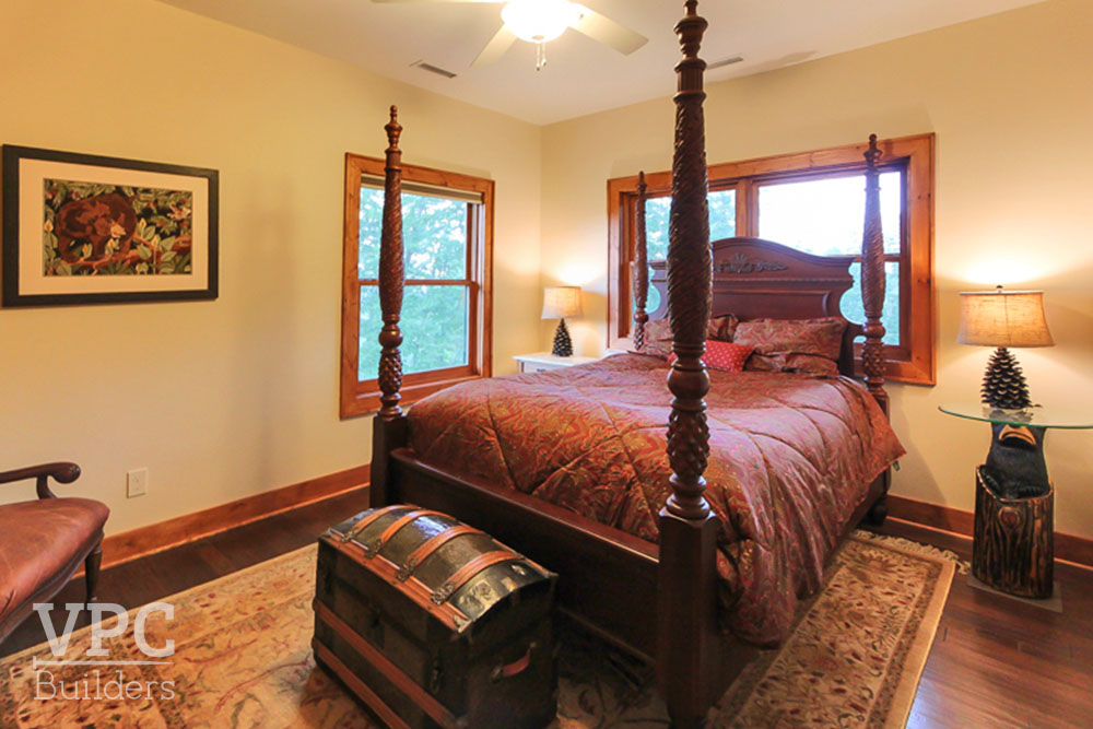Turkey Run LEED Home bedroom