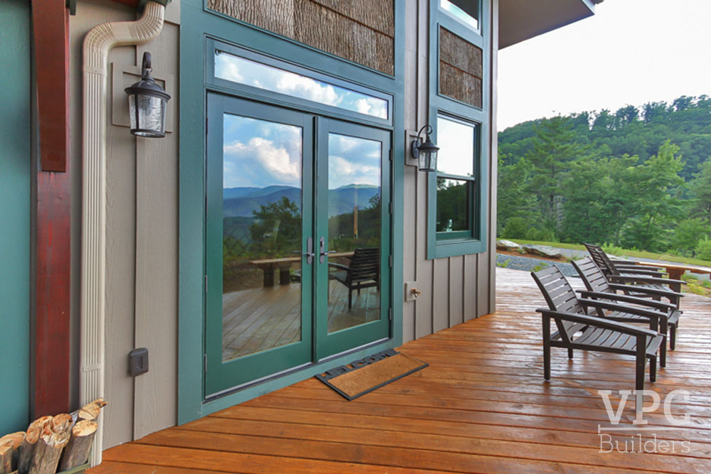 Turkey Run LEED Home deck