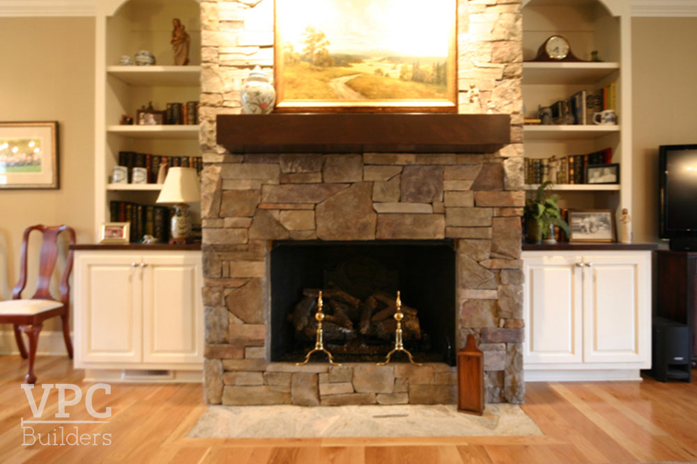 Hill Winds Remodel fireplace