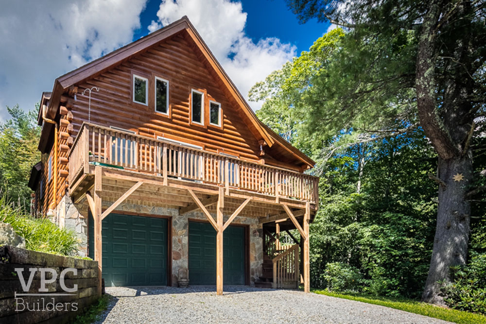 Linville Falls Kitchen + Stain Remodel exterior stain