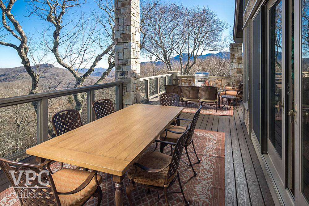 Rustic Ridgetop deck