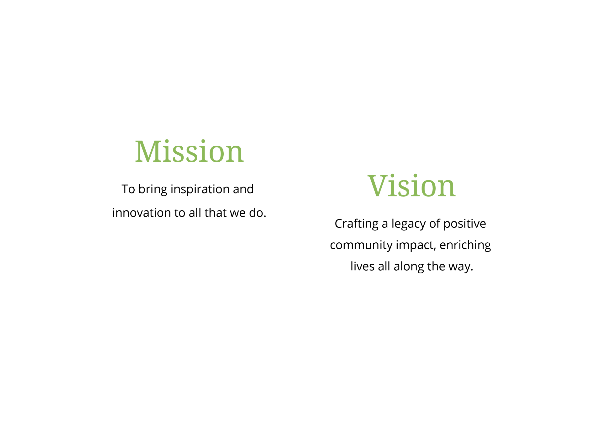 Mission and Vision