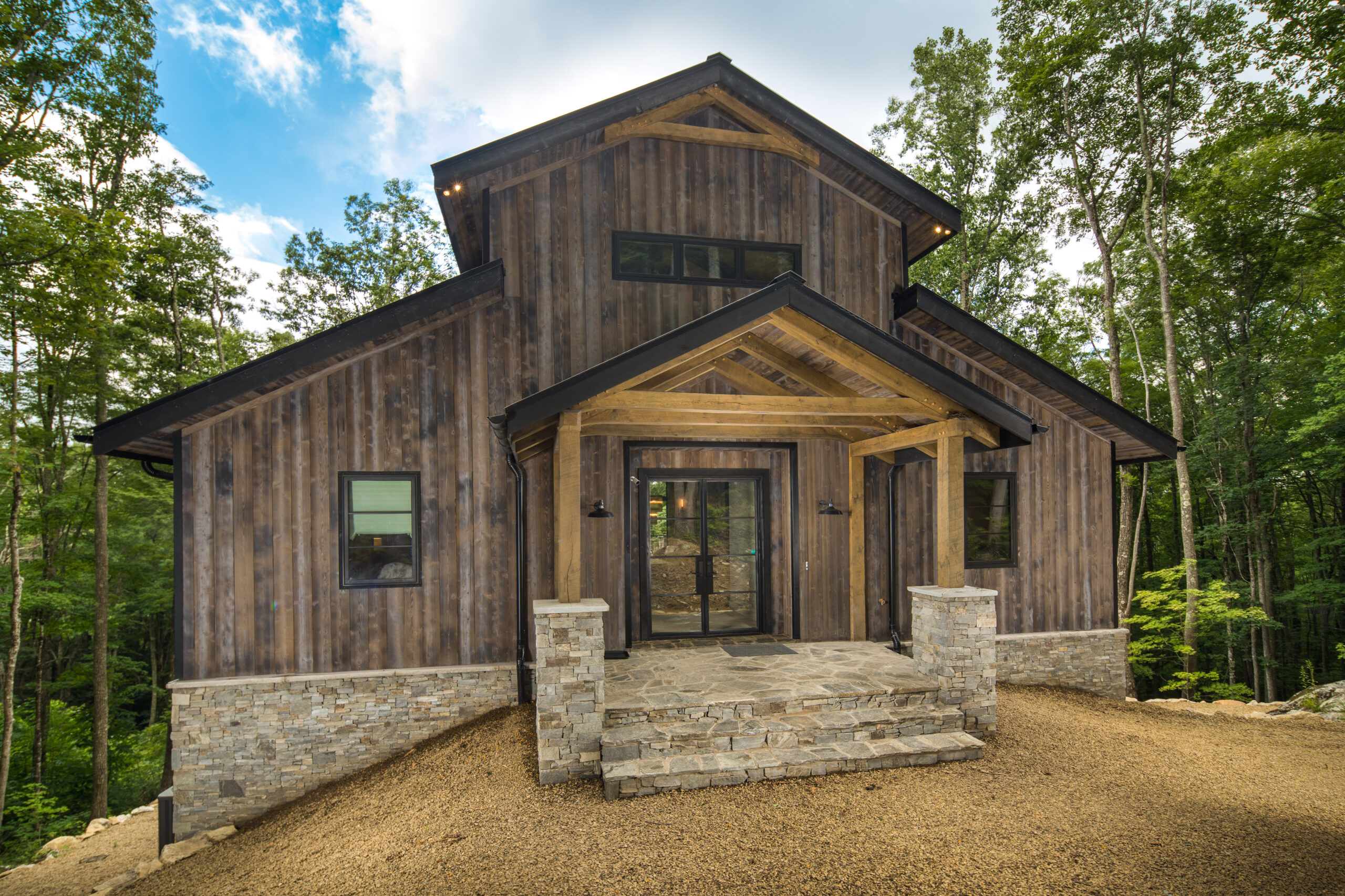 wooden house