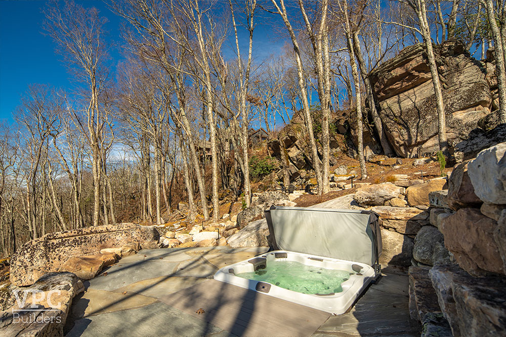 Blackstone Summit exterior hot tub